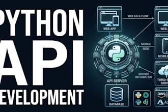 develop python fastapi or django rest apis