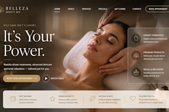 build squarespaces beauty spa website salon website wellness studio website