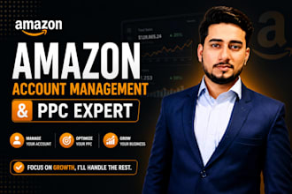 manage your amazon seller central account and PPC compaign