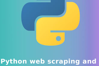 do python web scraping and data extraction