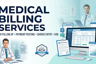 medical billing, ar follow up, payment posting, charge entry