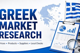 conduct local market research in greece
