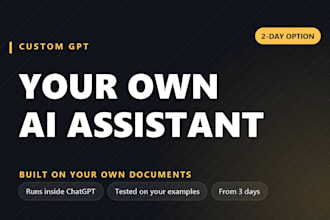 create a custom gpt and chatgpt ai assistant for your business