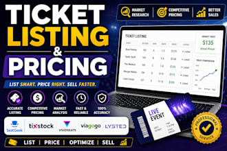 list and price your tickets