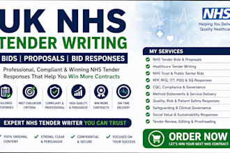 write UK nhs tender bids healthcare proposals and bid responses