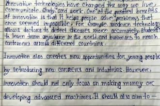neat handwritten notes assignments and documents