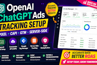 setup openai chatgpt ads tracking, pixel and conversion API with GTM