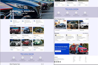build a professional car rental website, car hire, taxi booking website