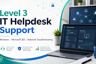 provide level 3 IT helpdesk and windows support