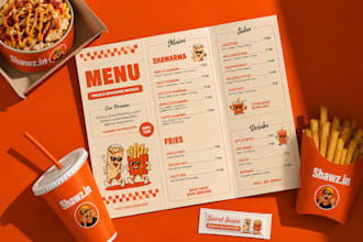 create restaurant branding and brand identity