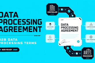 draft a professional data processing agreement dpa for b2b deals