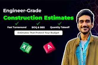 do accurate construction estimate, boq, and quantity takeoff