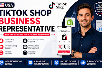 be your USA tiktok shop business representative