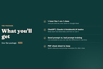 be your 1 on 1 ai tutor for chatgpt claude and prompt engineering