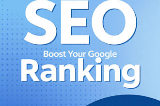 do seo for your website to rank on google first page