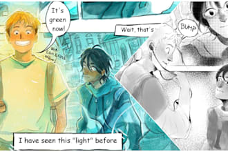 draw a comic page for you