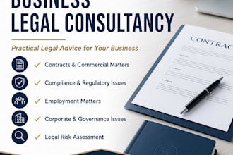 provide legal consultancy and advice for your business
