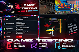 professionally test your PC game and find bugs