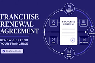 draft a franchise renewal agreement for your business