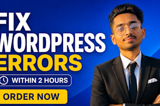 fix wordpress issues, errors, bugs, critical error and elementor issues
