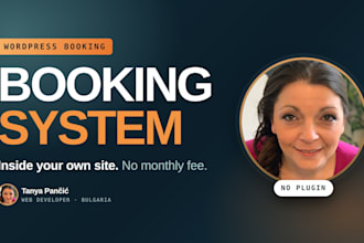 build a wordpress appointment booking system without a plugin