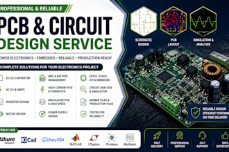design pcb circuit power electronics dc dc converter smps motor driver bms