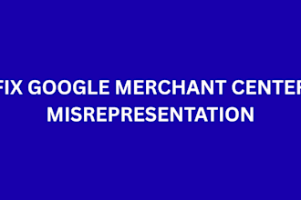 fix google merchant center suspension and misrepresentation