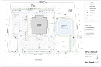 do civil site plans grading plans and drainage design drawings