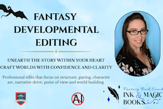 do an in depth developmental edit of your fantasy novel