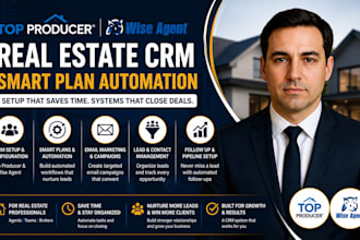 setup top producer wise agent real estate crm smart plan automation