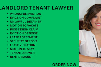 be ny,ca,florida,georgia eviction lawyer for lease  and security deposit matters