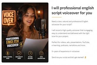 record asmr nsfw female  english neutral script voice acting in 24 hours
