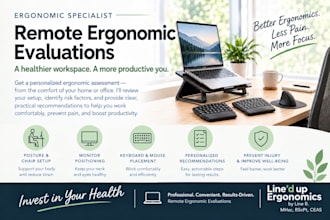 provide remote ergonomic workstation evaluations