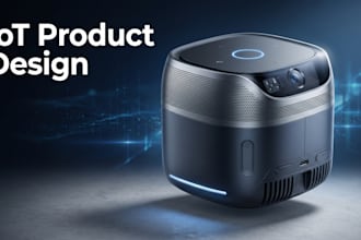 do 3d product design and rendering for iot devices