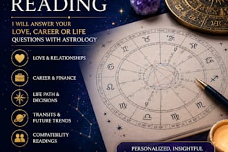 answer your love, career or life questions with astrology