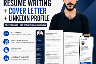 write, create, update and edit your resume cv, cover letter, linkedin profile uk