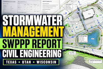 do civil engineering stormwater management swppp report for texas utah wisconsin