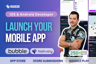 do ios and android mobile app development with bubble