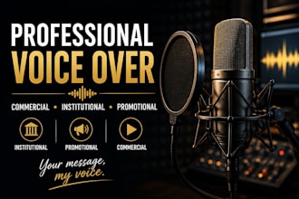 locución voz masculina profesional para comerciales y videos