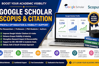 optimize google scholar, scopus and eb1 eb2 niw profiles