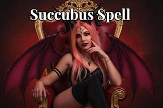 cast a djinn pact custom spell, black magic ritual and succubus summoning ritual