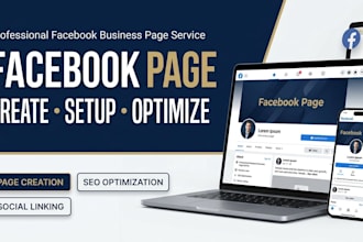 create, setup, link and optimize your facebook business page