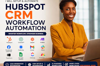 integrate hubspot CRM typeform google sheets slack zapier automation