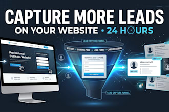 build lead generation funnel, landing page, lead capture funnel, lead generation