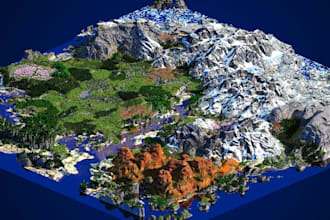 build custom minecraft maps, survival worlds and  terrain in worldpainter