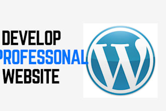 create a well developed website