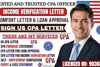 1hr income verification letters for employment, rental or loan approval letter