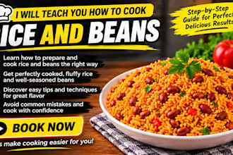 teach you how to cook delicious rice and beans