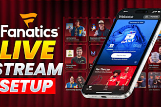 setup fanatics live obs vertical stream