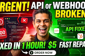fix your broken API webhook or json data error